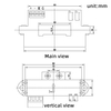 Hall-Stromsensor mit offenem Regelkreis (direkte Messung).