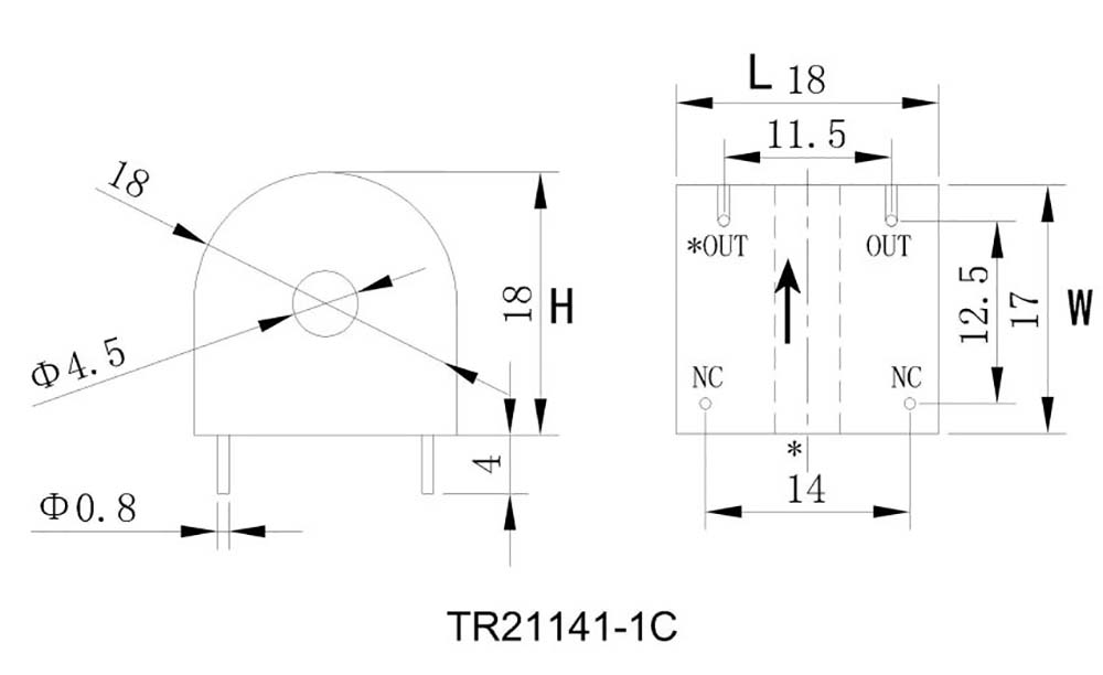 TR21141 Miniatur-Stromwandler